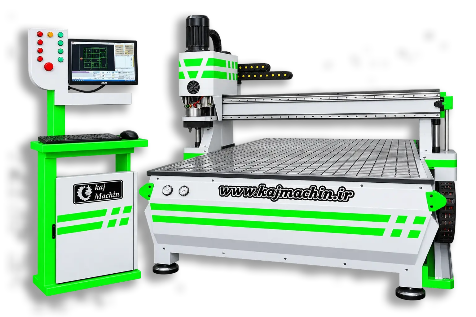 <h1>مهندسی دقیق، تولید بی‌نقص<br>با دستگاه‌های<em>CNC</em>کاج ماشین</h1>